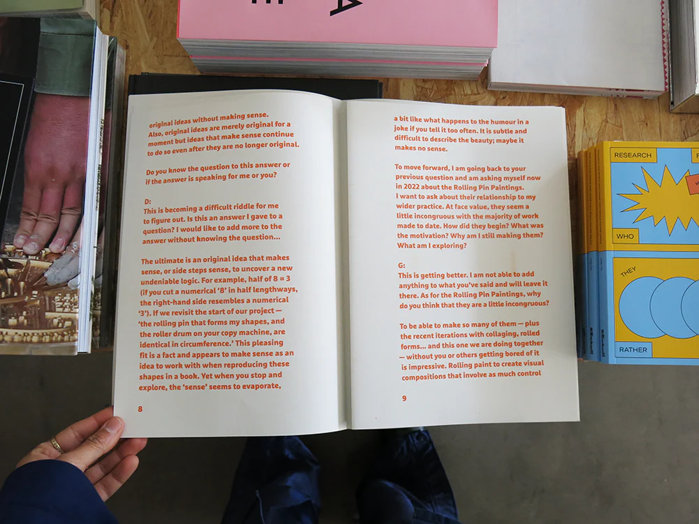 Daniel Eatock – Risograph Printed Rolling Pin Paintings - Image 6