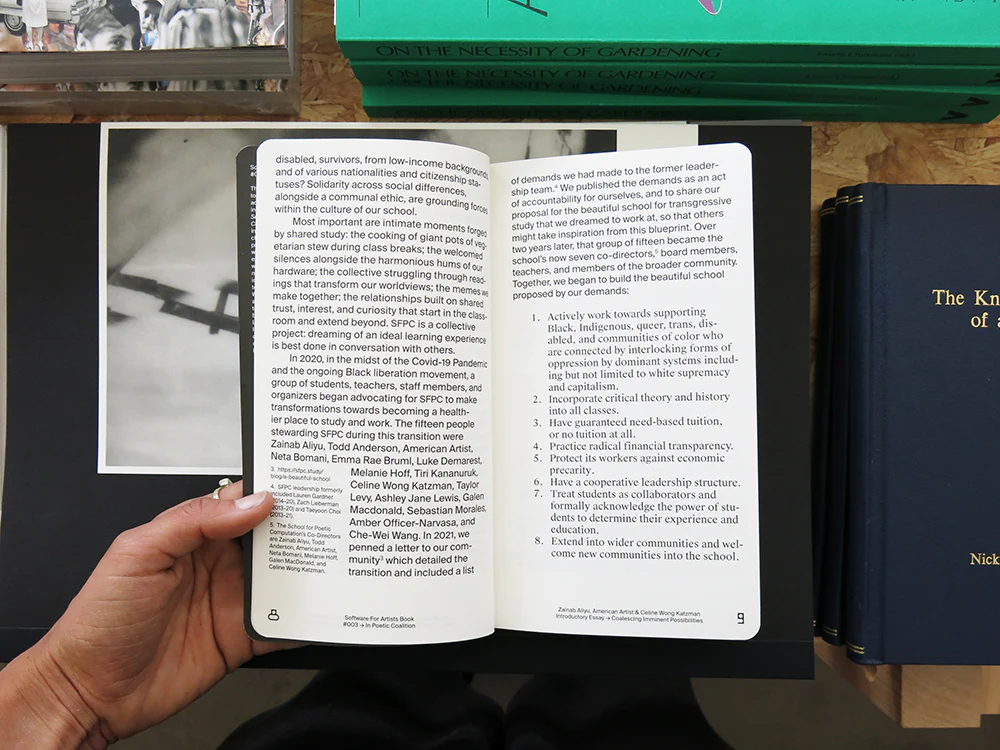 Software for Artists Book #3: School(s) for Poetic Computation - Image 3