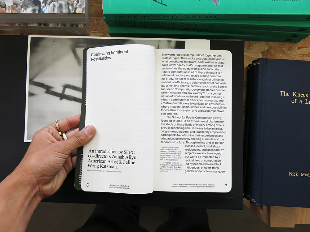 Software for Artists Book #3: School(s) for Poetic Computation - Image 9